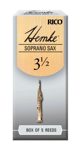 Hemke Soprano Sax Reeds, Strength 3.5, 5-pack