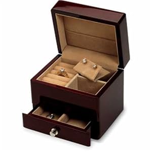 Mini Rosewood Jewelry Case