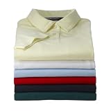 Girls' Short-Sleeve Uniform Polo with Picot Trim