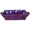 BIA Cordon Bleu Wavy 3-Quart Rectangle Baker, Burgandy