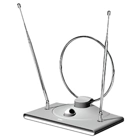 Click here to buy Terk TV-3 Indoor Amplified Rabbit Ear TV Antenna, Video Switch by Terk.