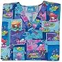 Cherokee Workwear Womens Solid V-neck Scrub Top (Assorted Colors, XS-5X)