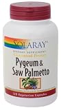 Solaray - Pygeum  Saw Palmetto, 100 mg, 120 veggie caps Veggie Caps veggie caps
