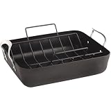 Calphalon Contemporary Nonstick Roaster with Rack, Baster, Injector, and Lifters