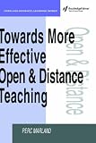 Search : Towards More Effective Distance and Open Teaching (Open & Distance Learning)