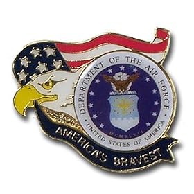 America's Bravest U.S. Air Force Pin
