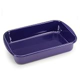 Chantal Enamel 9-by-13-by-3-Inch Lasagna Roasting Pan, Blue