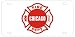 Chicago Fire Department License Plate