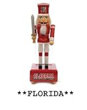 12" NCAA Florida Gators Wind Up Musical Christmas Nutcracker