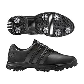 Click here to buy Adidas 2008 Mens Beacon Golf Shoe - Black Black Black - 737574 by adidas.