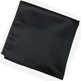Solid Black Pocket Square