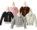 Girls Fleece Jacket with Detachable Flower