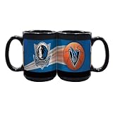 NBA Dallas Mavericks 2 Pack 15oz Black SportsBall Mug