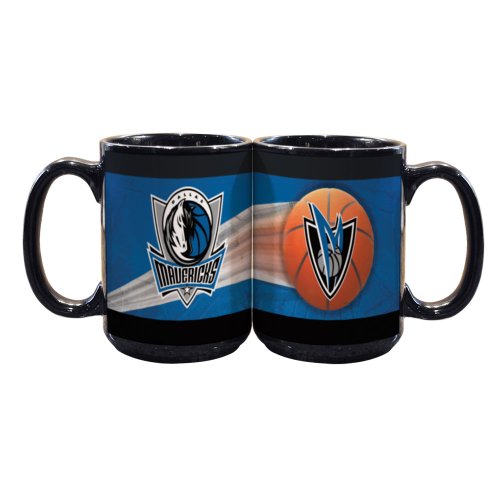 NBA Dallas Mavericks 2 Pack 15oz Black SportsBall Mug