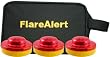 3 FlareAlert 9.1.1 LED Emergency Beacon Flares with Storage Bag