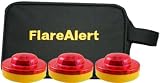 3 FlareAlert 9.1.1 LED Emergency Beacon Flares with Storage Bag
