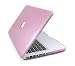 Produkt-Bild: Incutex MacBook Pro 13" / 13,3 Zoll Notebook Hardcase Schutz H&uuml;lle Protector Schutzh&uuml;lle Cover Case Notebookh&uuml;lle Hartschale Hartschalenkoffer Crystal Case Etui Tasche Unibody Transparent Rosa, Aussparung f&uuml;r Apple Logo