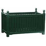 DMC Products Lexington 32-Inch Rectangle Solid Wood Planter, Natural