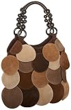Prezzo Faux Suede Circles Hobo