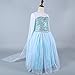 Girls Snow Queen Costume Elsa Dress Christmas Princess Dress Up