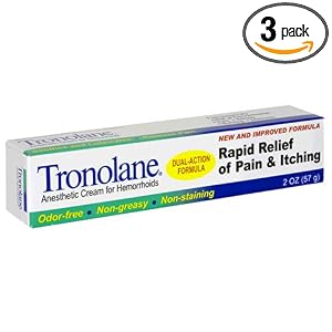 Tronolane Anesthetic Hemorrhoids Dual Action Formula Tronolane Anesthetic Hemorrhoids Dual Action Formula
