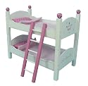 Wooden Doll Bunk Bed 19in Crown Collection Furniture