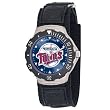 MLB Men's MDV-MIN Agent Series Minnesota Twins Velcro Watch