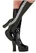 Sexy Black Racer Boots - Womens Small
