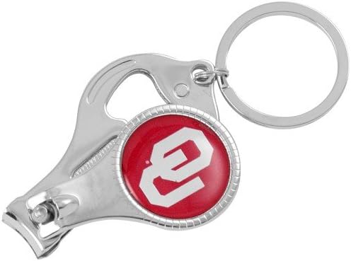 NCAA Oklahoma Sooners 3-in-1 Nailclipper Keychain