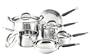 KitchenAid Gourmet Essentials Brushed Stainless Steel 10-Piece Cookware Set