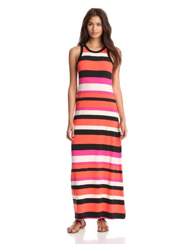 Karen Kane Women's Maxi Tank Dress, Stripes, Large