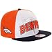 Denver Broncos 2 Tone New Era 9FIFTY 2012 Draft Snapback Hat