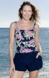 Penbrooke Hawaiian Orchid Shortini - Plus Size Swimsuit Plus Size Swimsuit