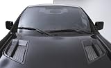 3dCarbon 691101 04-08 Ford F150 Urethane Hood Vent w/ Grille (Pair)