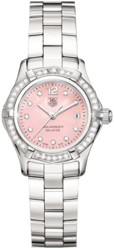TAG Heuer Women s WAF141B.BA0813 Aquaracer Diamond Accented Watch