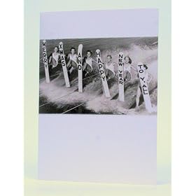 Boxed Christmas Holiday Greeting Cards - Vintage Image of Women Water Skiing
