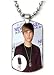 Justin Bieber Color Dogtag Necklace w/Chain and Giftbox