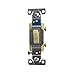 Cooper CS115V-BU Single Pole Switches 15A 120/277V 15A 120/277V Ivory (10 Pack)