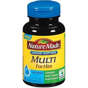 Amazon.com: Nature Made Multi for Him Vitamin & Mineral ...