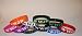 10PK ONE OF EACH COLOR Silicon Wristband/ Bracelet "WWJD" (WWJD on front & back)