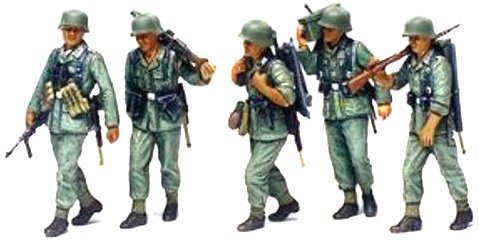 Tamiya 1:35 German Machine Gun Crew-image