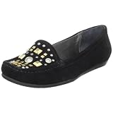 Apepazza Women's Asia Flat,Black Suede,8 M US