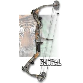 Martin Archery Bengal M-Pro Cam Bow APG Camo Right Hand Weight 55#-70# Length 25-30 (MP)...