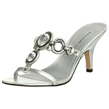 Bandolino Womens Daphly Sandal,Silver,10 M