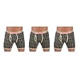 Mens 3 New Sexy Pack Boxer Brief Underwear by Americanino