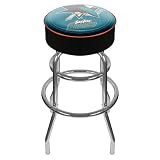 NHL San Jose Sharks Padded Bar Stool - Game Room Products Pub Stool NHL - Hockey