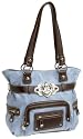 KATHY Van Zeeland Urban Legend Organizer Belt Tote,Ice Blue,one size