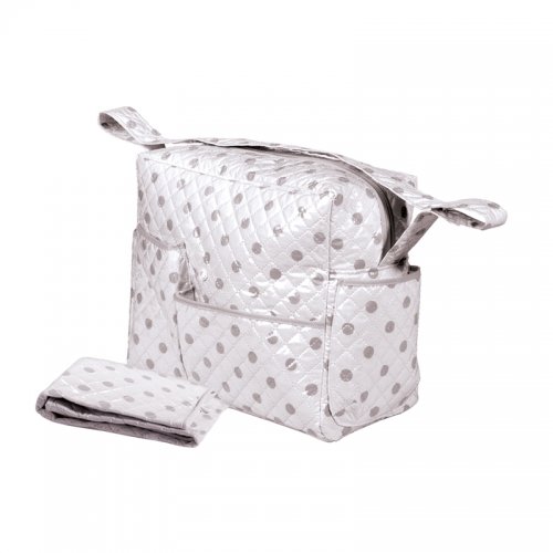 Imagen principal de Bolín Bolón-Bolsa + vestidor-Colección Flor-95 Gris