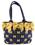Large Bow Bucket Purse - Michigan Wolverines
