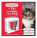 (Staywell) 4 Way Locking Cat Flap with Tunnel (White) (917EFS)